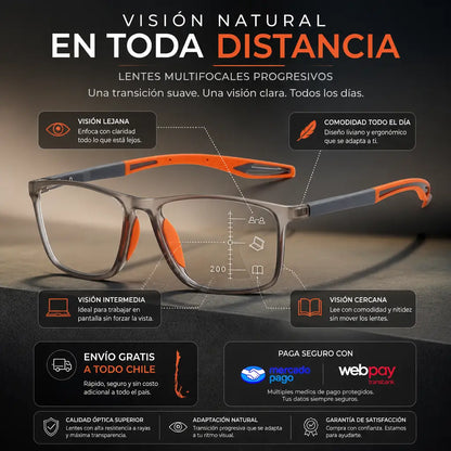 Gafas VisionSync™ 3-en-1: Fotocromáticos, Filtro Azul y Montura Flexible