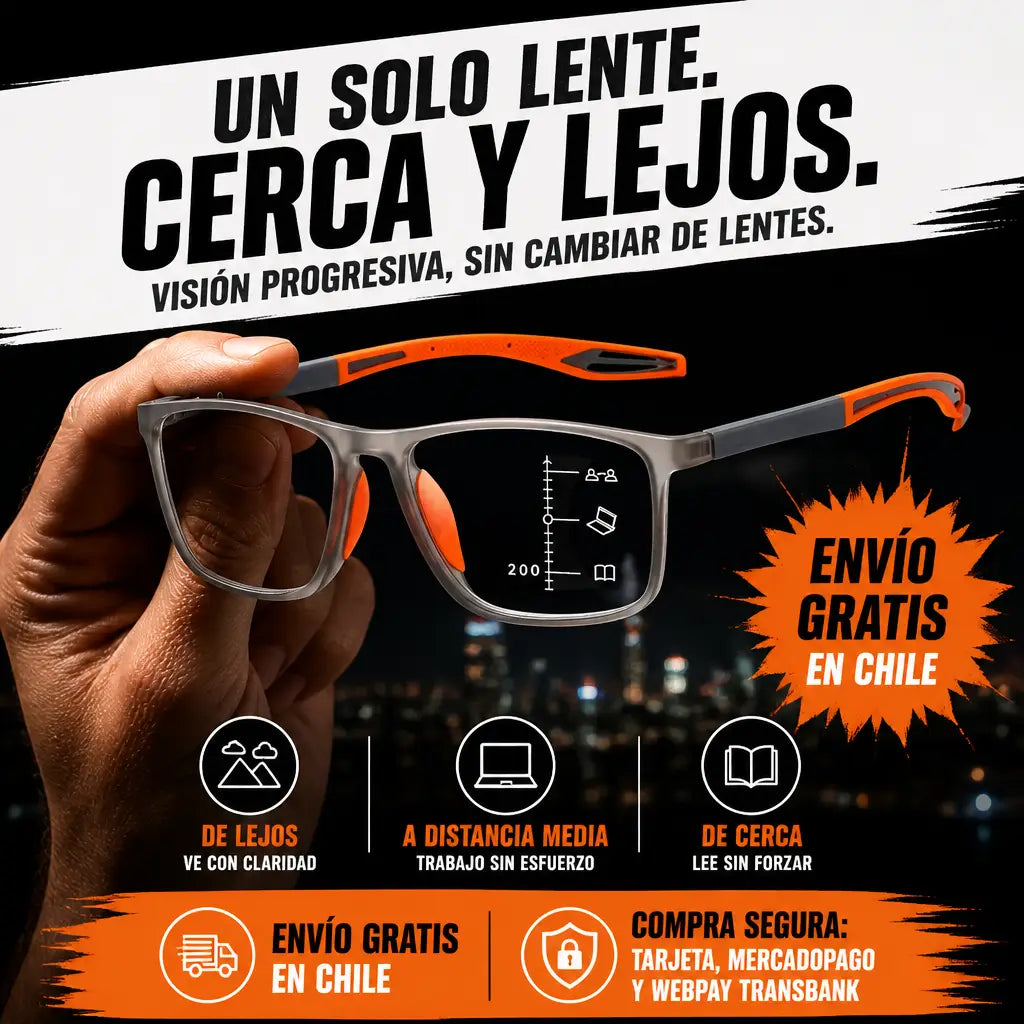 Gafas VisionSync™ 3-en-1: Fotocromáticos, Filtro Azul y Montura Flexible